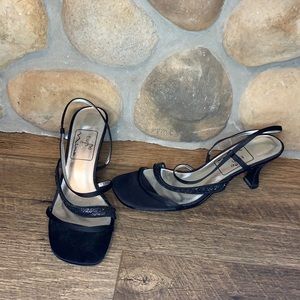 Nina black dress sandals